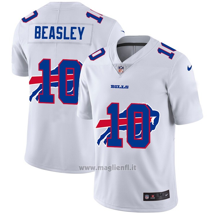 Maglia NFL Limited Buffalo Bills Beasley Logo Dual Overlap Bianco